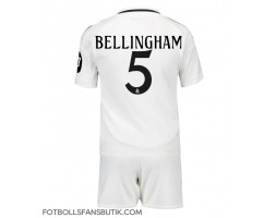 Real Madrid Jude Bellingham #5 Replika Hemmatröja Barn 2024-25 Kortärmad (+ Korta byxor)